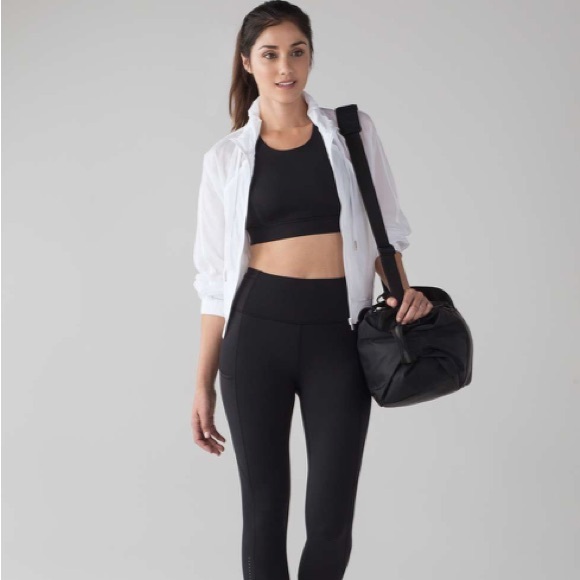 lululemon athletica Pants - Lululemon Black Fast & Free Crop II 19”